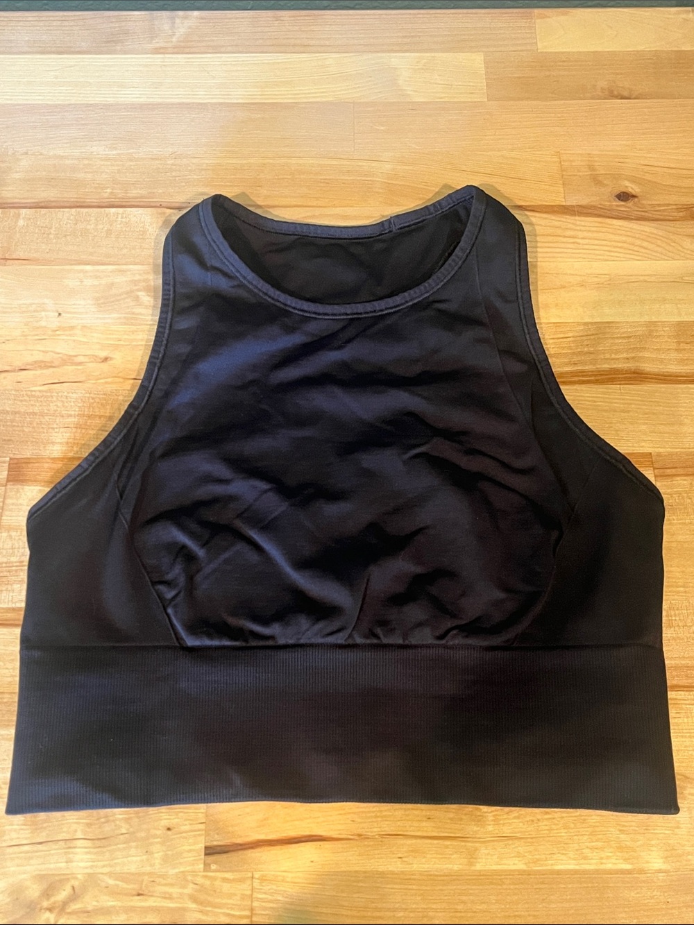 lululemon athletica Ebb to Train Black sports bra size 8